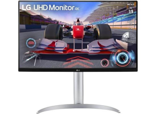 LG 27UQ750-W 27'' VA UHD 4K 144Hz HDR Gaming Monitor With Speaker, HDMI 2.1, DisplayPort, USB-C, USB,/White– Monitor